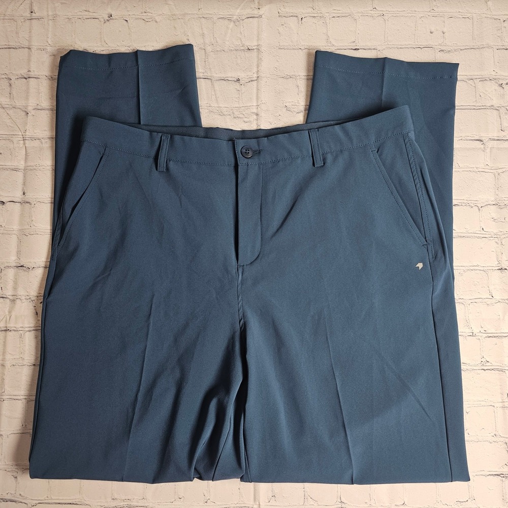1764 Signature‎ Blaze Mens Performance Pants Blue 38x32 Golf Stretch